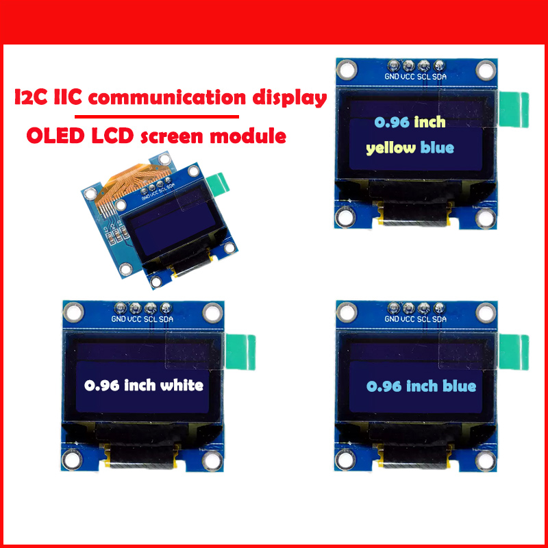 Oled Display 0.96 - 0.96 inch blue yellow blue dual