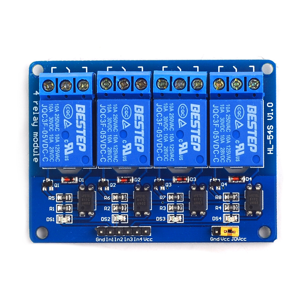 Relay Module 4 Channel - 5V 4 Channel Relay Module 4-channel