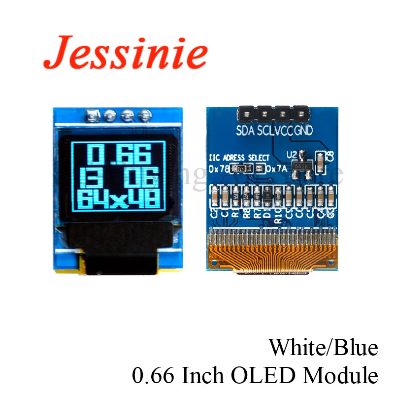 Ssd1306 - 0.66 inch OLED LCD Dispaly Module
