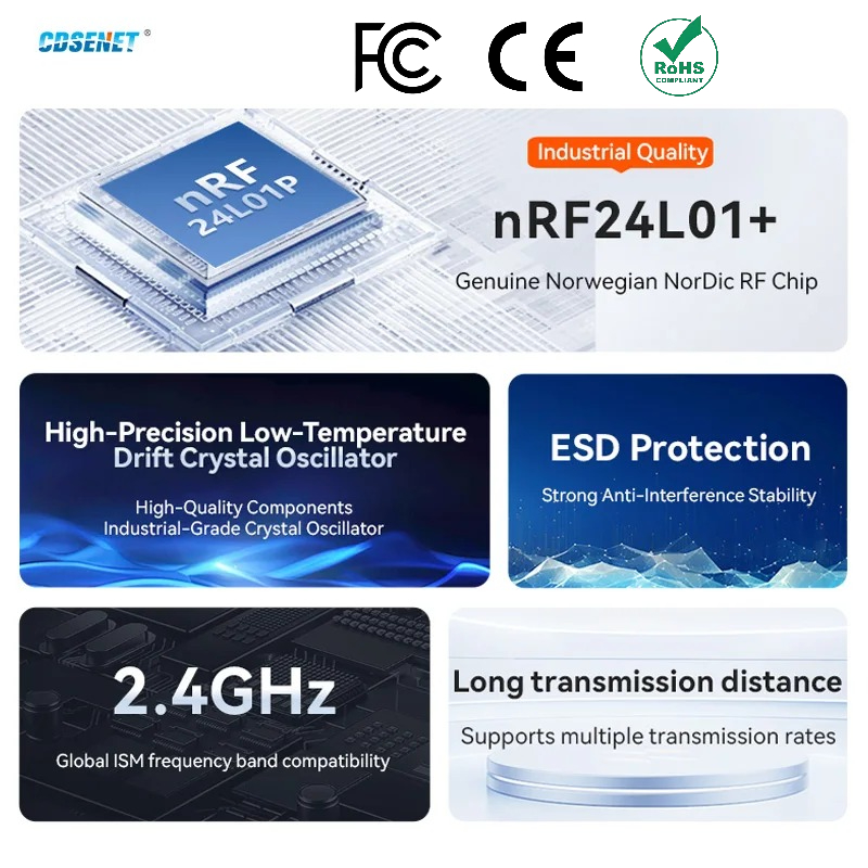 Nrf24L01 - 2pcs nRF24L01+ PA LNA 2.4GHz Wireless