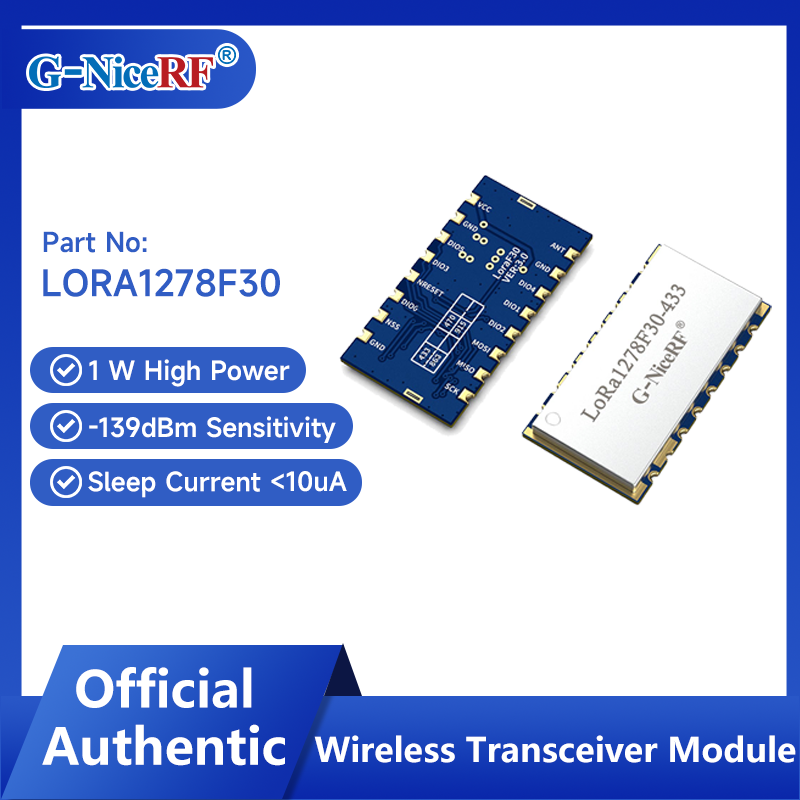Lora Sx1278 - G-NiceRF | 2PCS LoRa1278F30 1W High