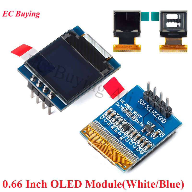 Ssd1306 - 0.66 inch OLED LCD Dispaly Module