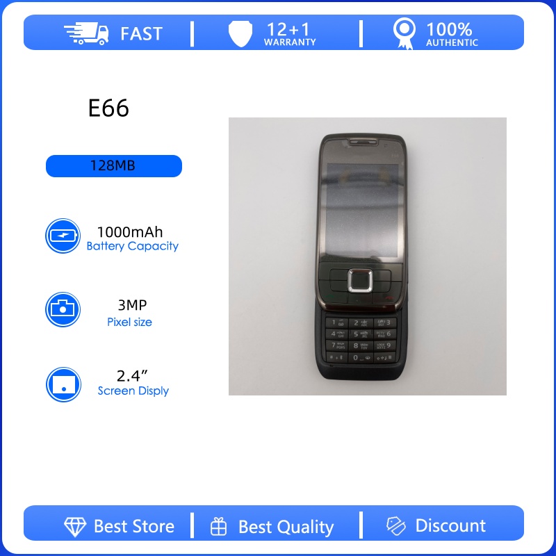 Tft Display 2.4 - Unlocked Original Refurbished E66 3G WIFI