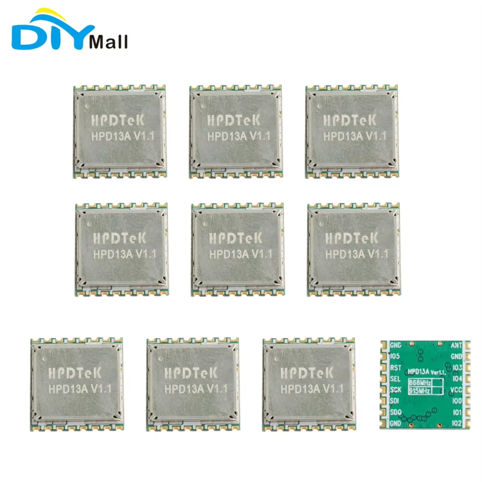 10PCS HPD13A 868MHz/915MHz SX1 - Lora Rfm95 评论和价格