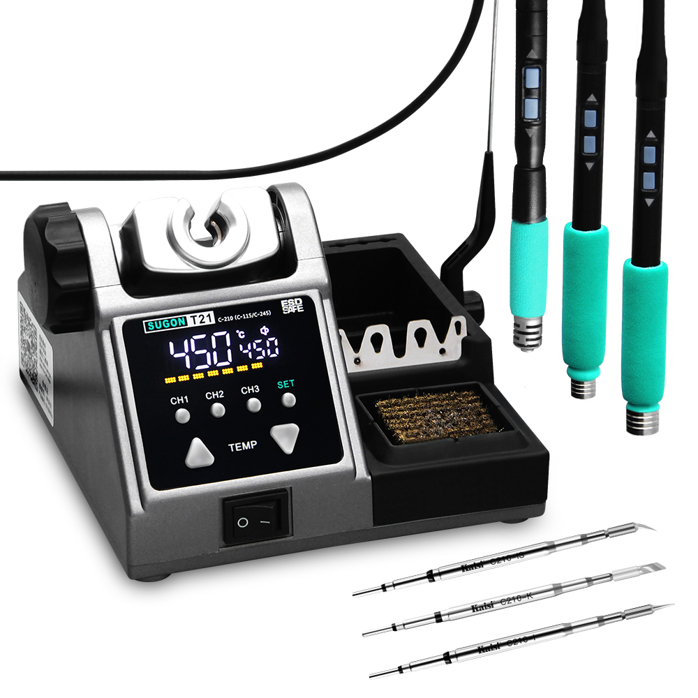 SUGON T21 Soldering Station Co - Soldering Iron Temperature Probe 评论和价格
