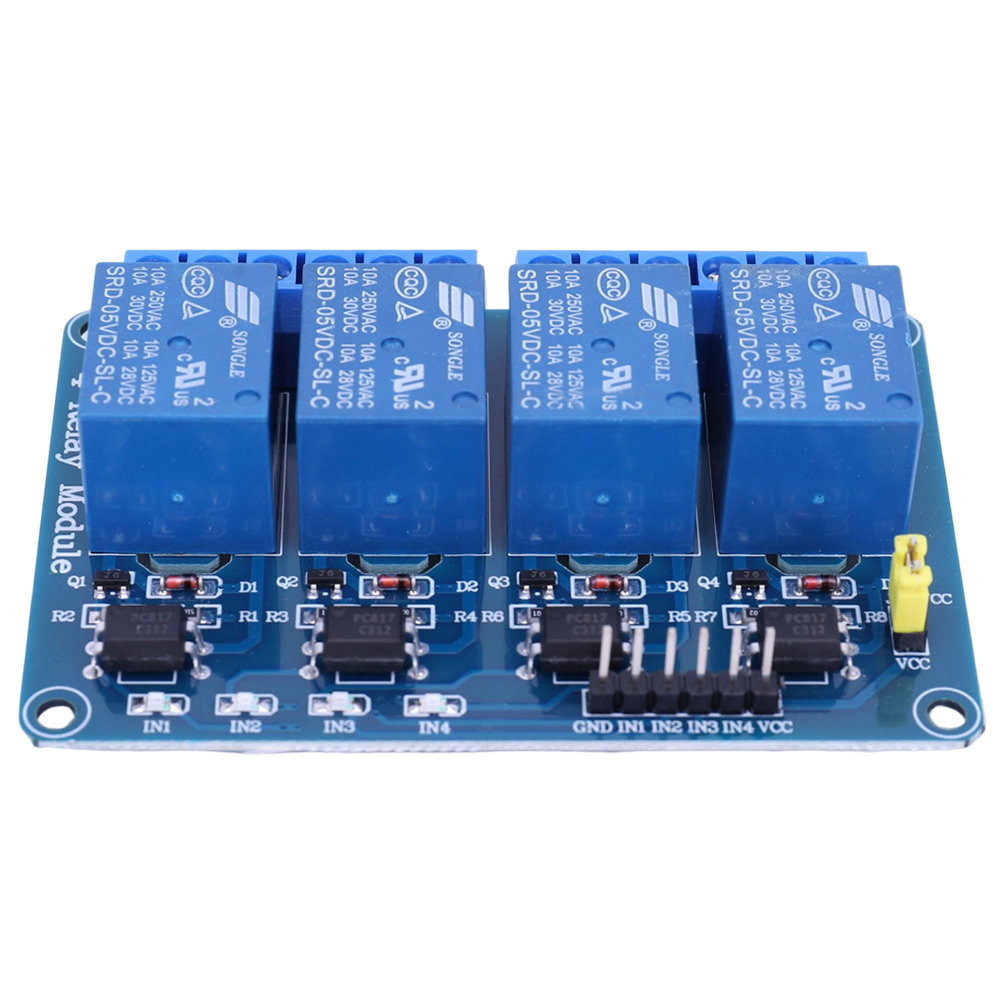 5V 12V 4 Channel Relay Board w - Relay Module 4 Channel 评论和价格