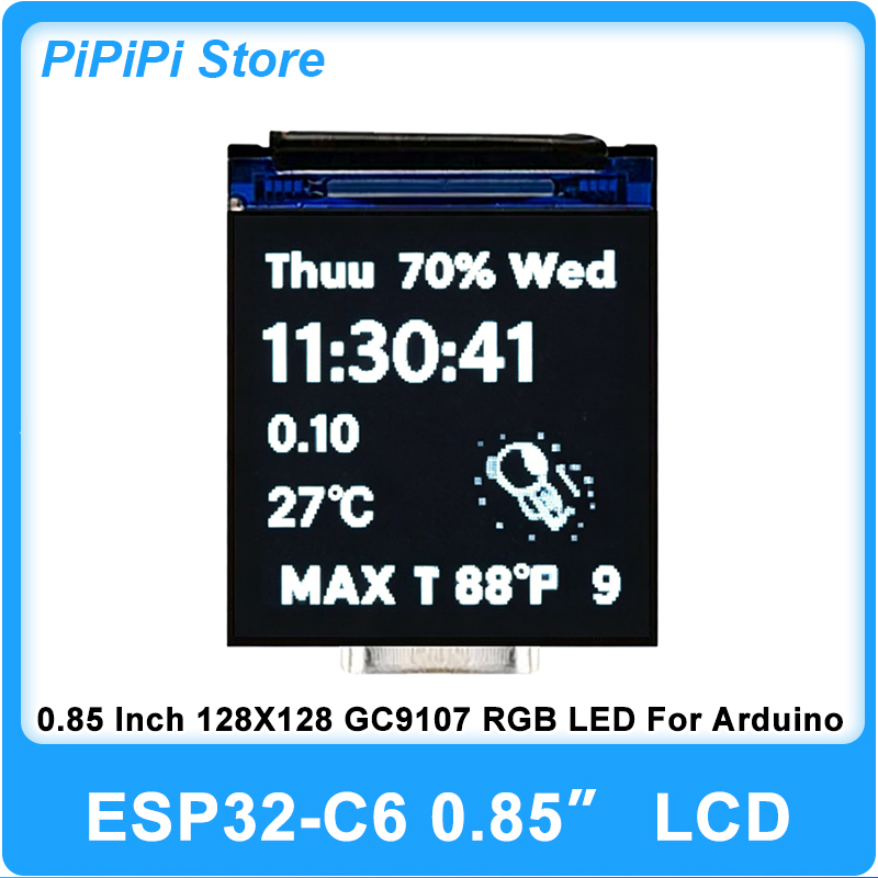 ESP32 C6 0.85 Inch 128X128 IPS - Sd Card Module 评论和价格