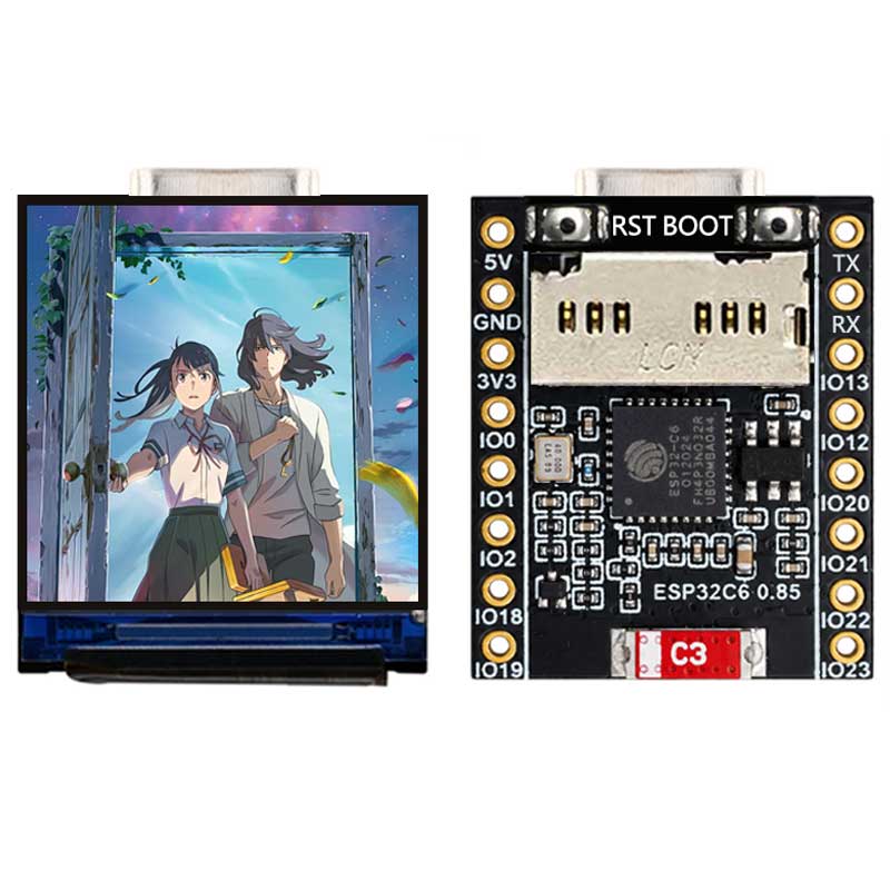 ESP32 C6 0.85 Inch 128X128 IPS - Sd Card Module 评论和价格