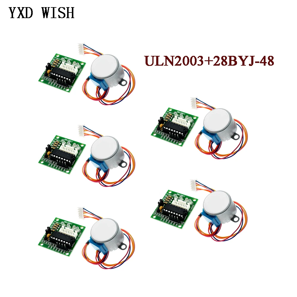 5pcs ULN2003 28BYJ-48 5V 12V R - Stepper Motor 28Byj 评论和价格