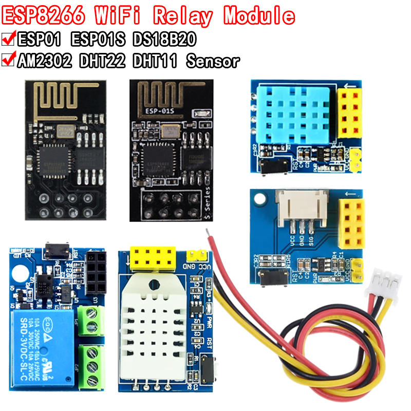 ESP8266 5V WiFi relay module D - Dht11 评论和价格
