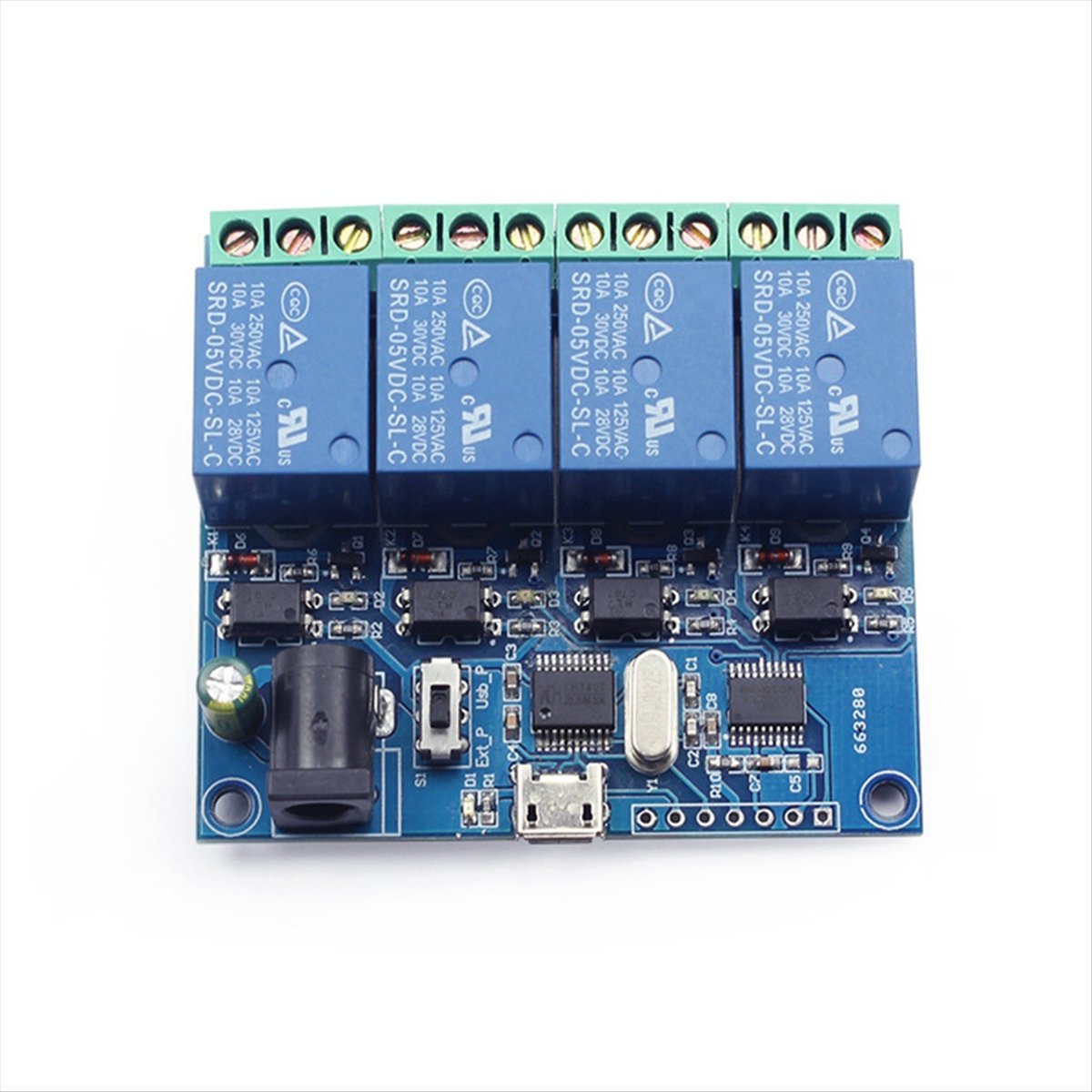 AT42 4 Channel USB Relay Modul - Relay Module 4 Channel 评论和价格
