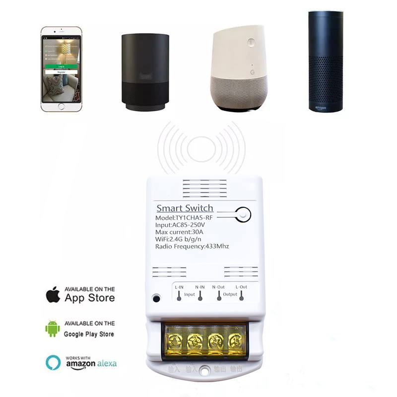 Wifi 30A Relay Module 85-250V  - Ir Remote Module 评论和价格