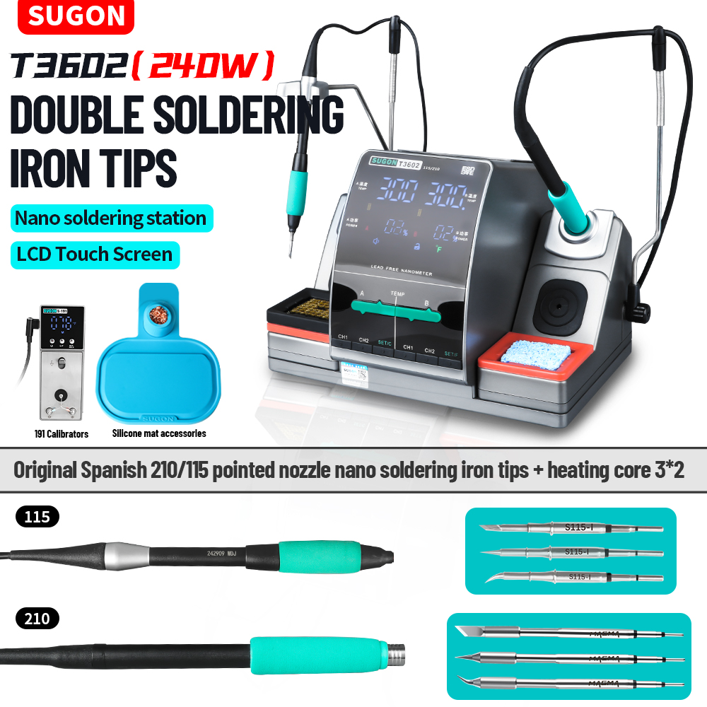 SUGON T3602 240W Soldering Sta - Soldering Iron Temperature Probe 评论和价格