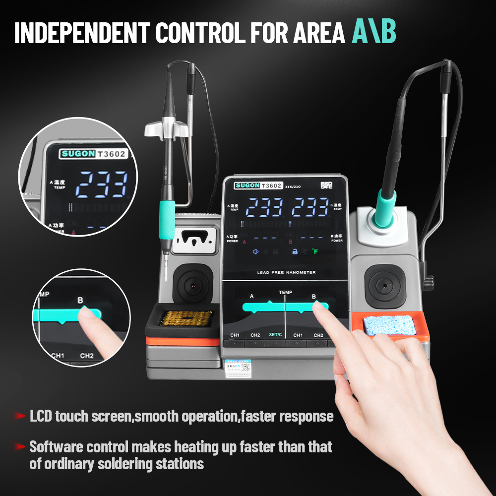SUGON T3602 240W Soldering Sta - Soldering Iron Temperature Probe 评论和价格
