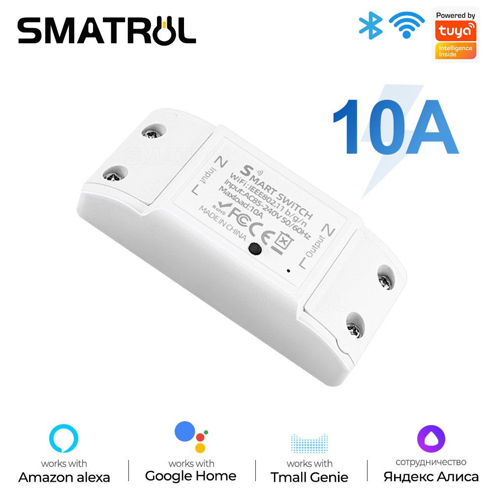 SMATRUL Tuya Light WiFi Switch - Relay Module 1 Channel 评论和价格
