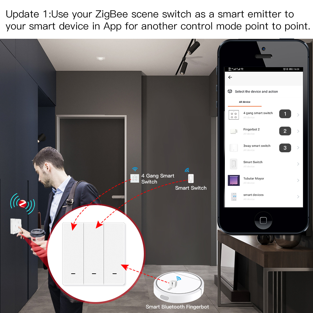 MOES Tuya ZigBee Scene Switch  - Relay Module 1 Channel 评论和价格