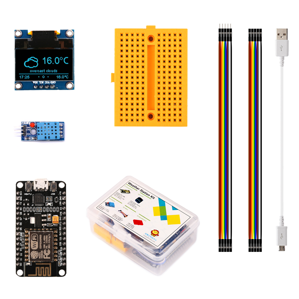 ESP8266 Weather Station  DIY K - Oled Display 0.96 评论和价格