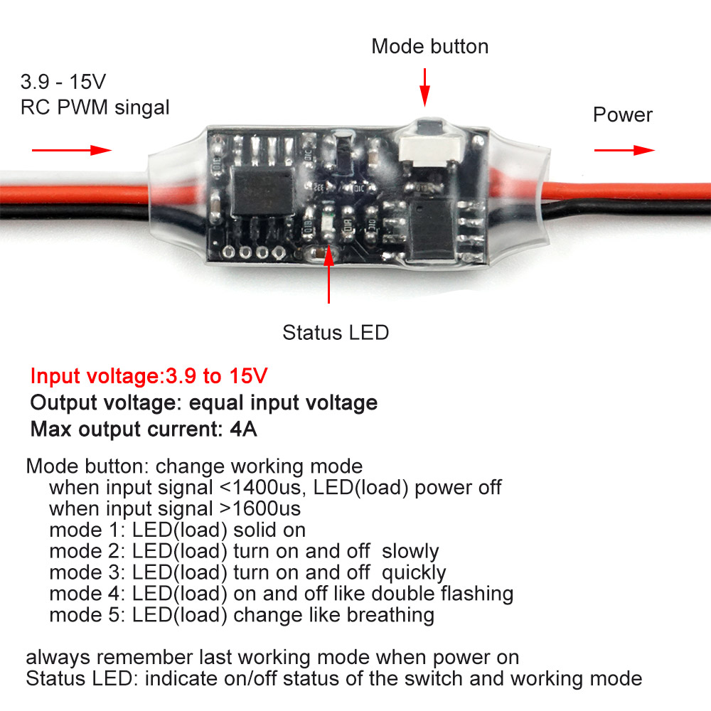 Multi-mode RC Remote Electroni - Relay Module 1 Channel 评论和价格