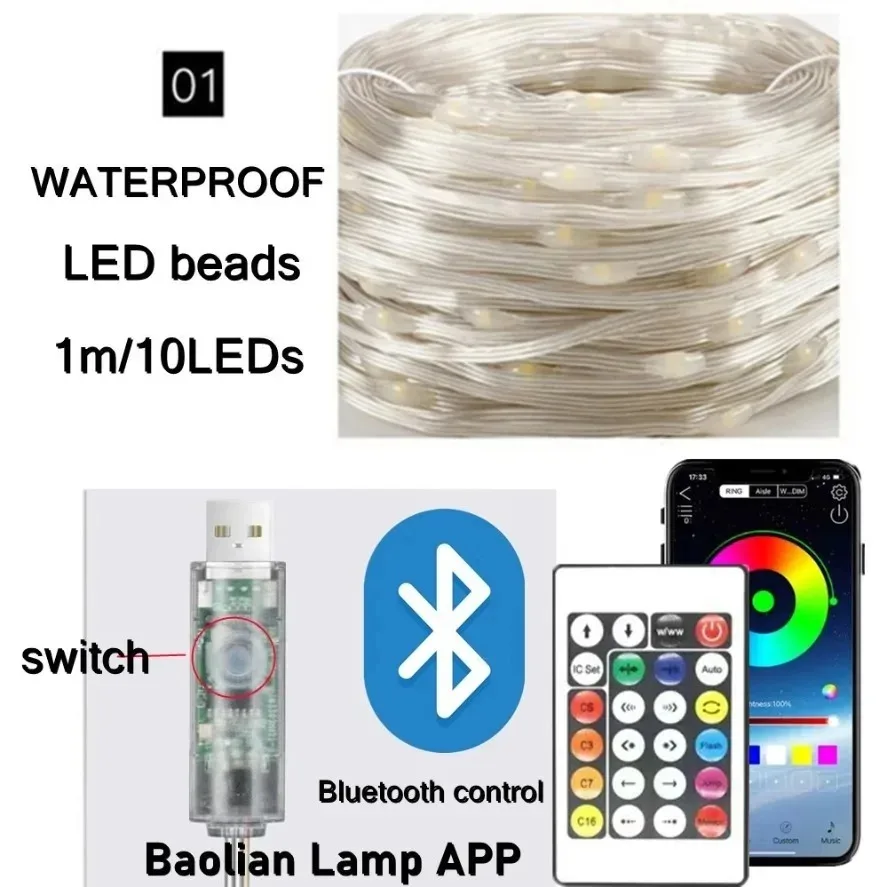 5-20m WS2812B RGB LED Fairy St - Ws2812B Strip 5V 评论和价格