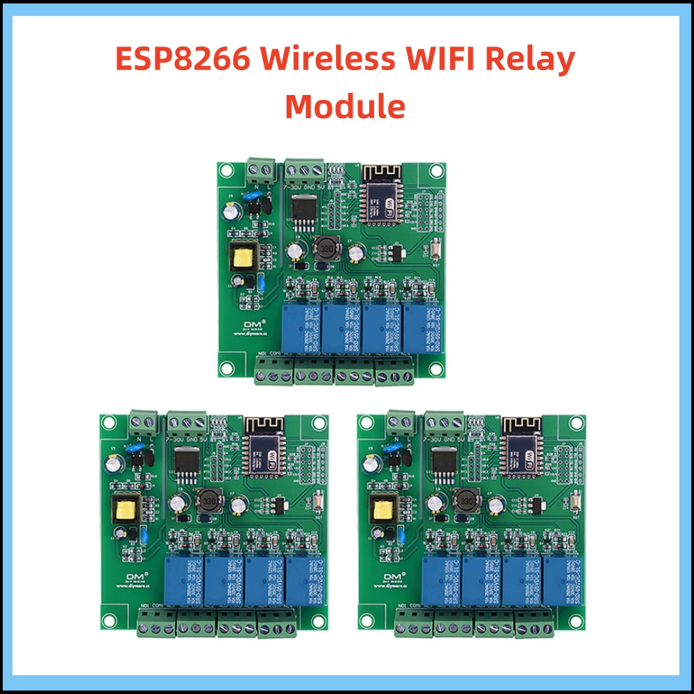 1/3pcs ESP8266 Wireless WIFI R - Relay Module 4 Channel 评论和价格