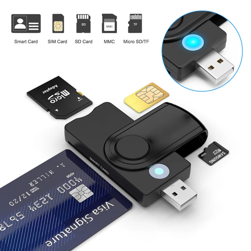 USB 3.0 2.0 Smart Card Reader  - Sd Card Module 评论和价格