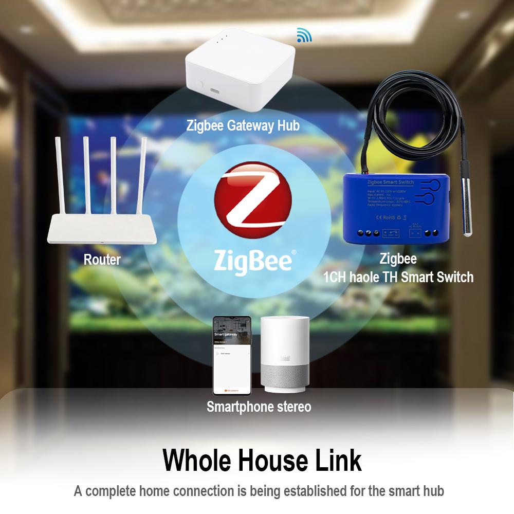 Zigbee Temperature Smart Switc - Relay Module 1 Channel 评论和价格