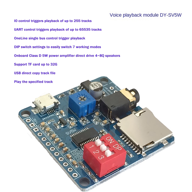 DY-SV5W Voice Playback Module  - Sd Card Module 评论和价格