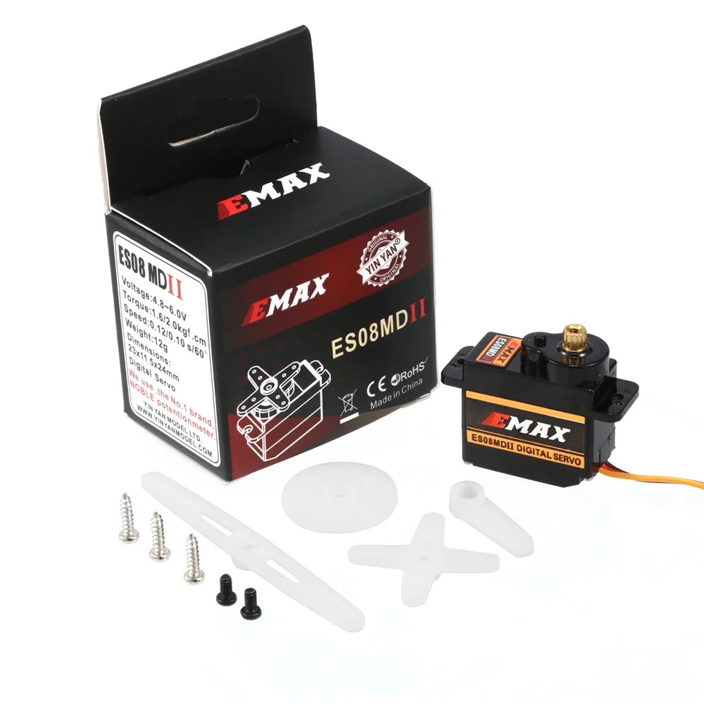 EMAX ES08MDII  ES08MD II Metal - Servo Sg90 评论和价格