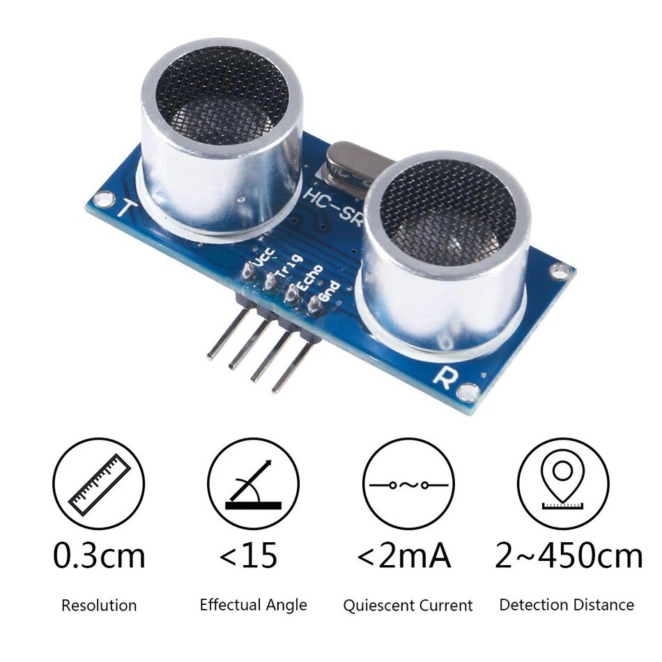 5 ultrasonic modules, MELIFE d - Ultrasonic Sensor Hc-Sr04 评论和价格