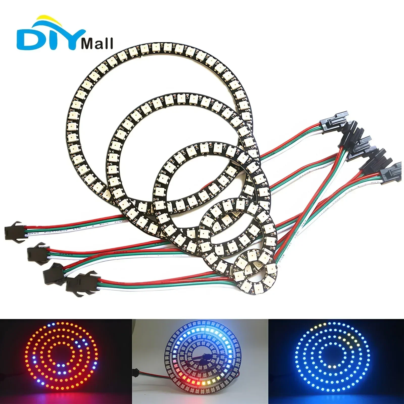 DIYmall WS2812B 5050 RGB LED R - Ws2812B 评论和价格
