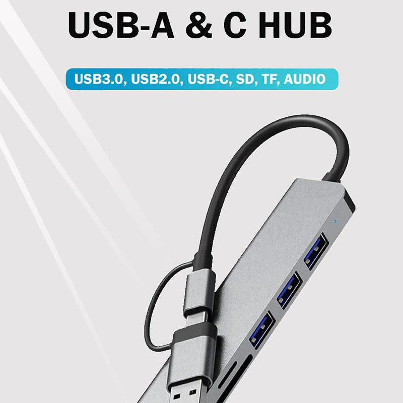 Type C Hub USB Splitter 8 In 1 - Sd Card Module 评论和价格