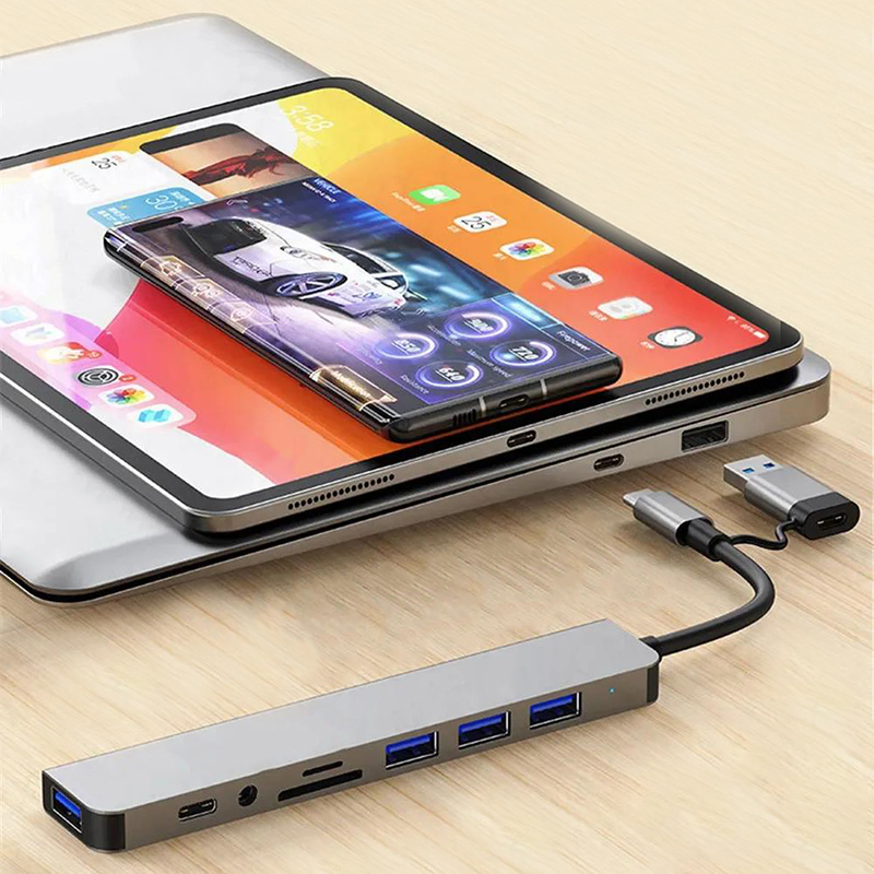 Type C Hub USB Splitter 8 In 1 - Sd Card Module 评论和价格