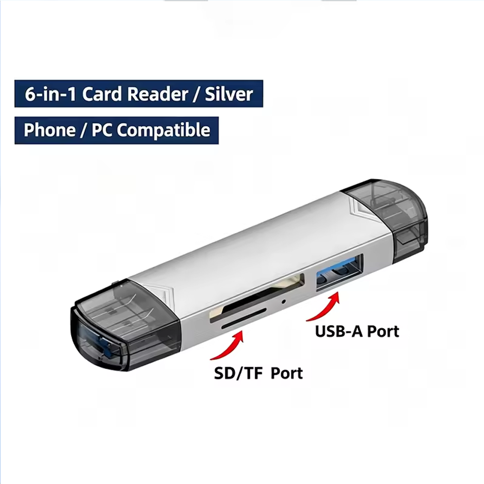 6 In 1 OTG Multifunction USB 3 - Sd Card Module 评论和价格