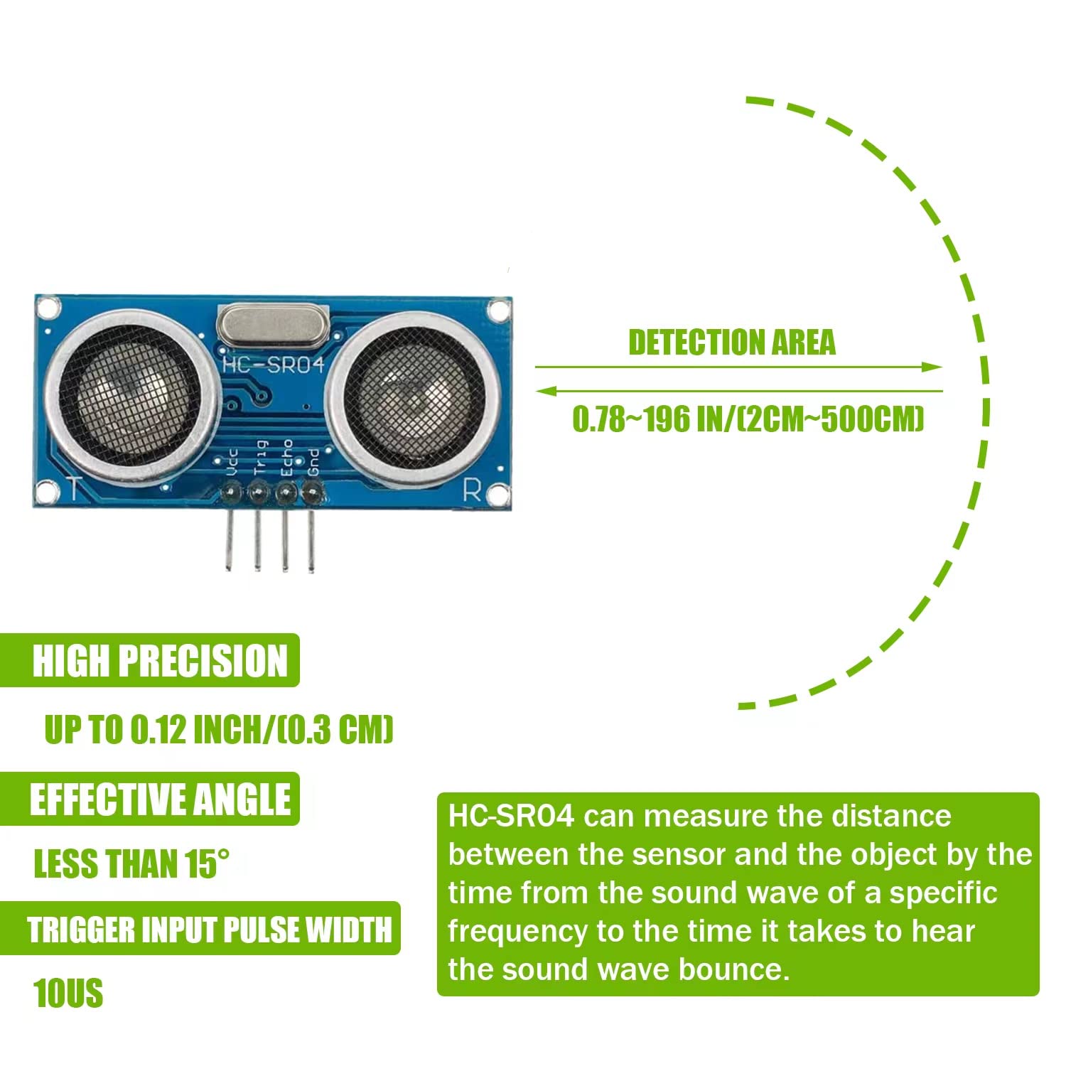 10pcs HC-SR04 Ultrasonic Senso - Ultrasonic Sensor Hc-Sr04 评论和价格