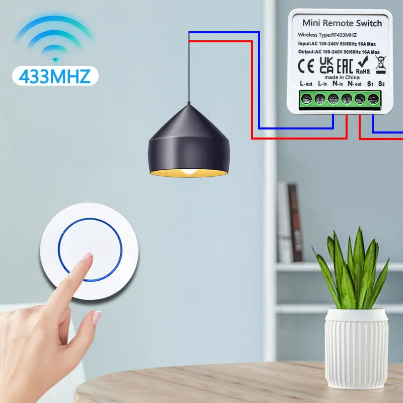 433HMz Wireless Light Switch 1 - Joystick Module 评论和价格