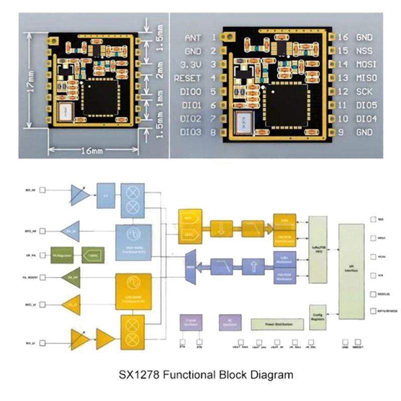 SPI Interface Transmission Mod - Lora Sx1278 评论和价格