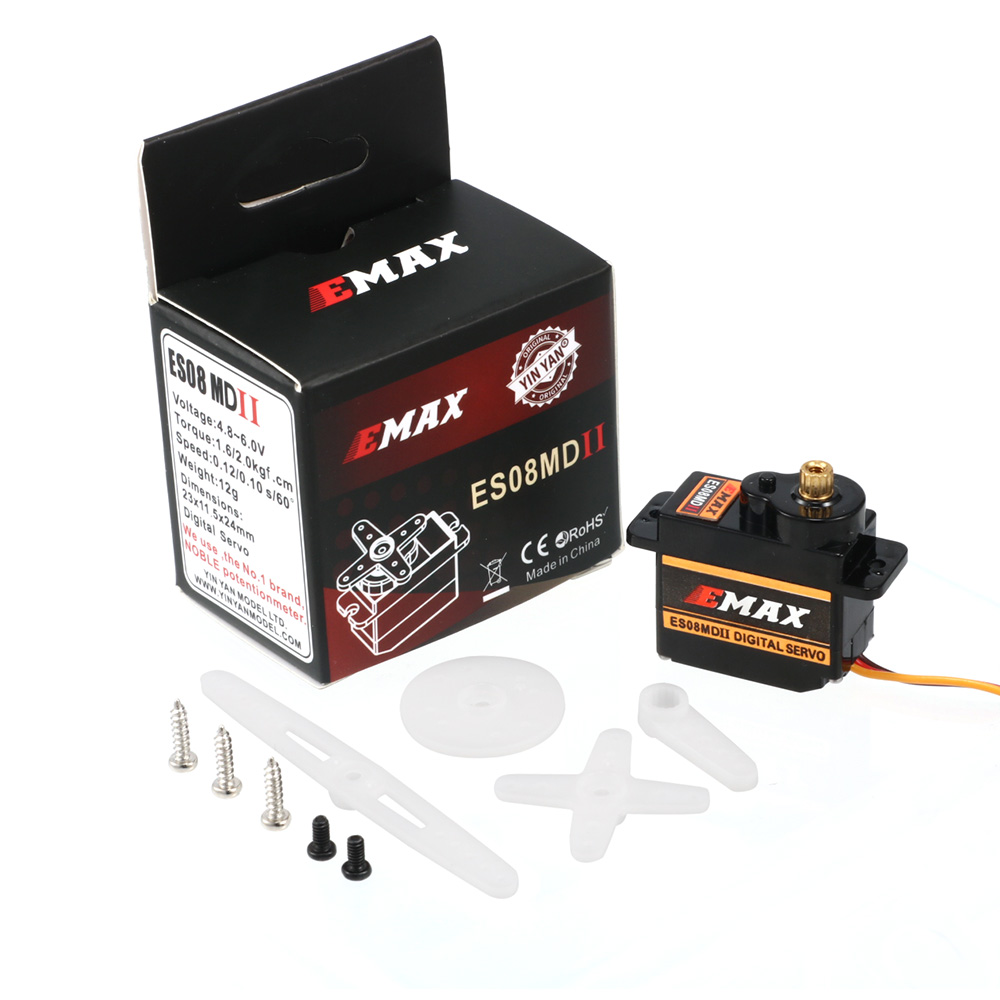 2/4/10pcs EMAX  ES08MD II Meta - Servo Sg90 评论和价格