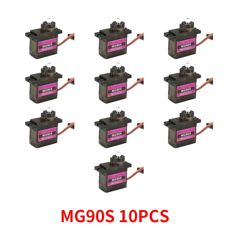4/5/10/20PCS MG90S Metal Gear  - Servo Sg90 评论和价格