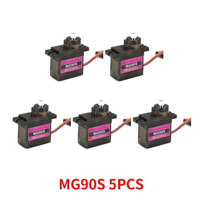 4/5/10/20PCS MG90S Metal Gear  - Servo Sg90 评论和价格