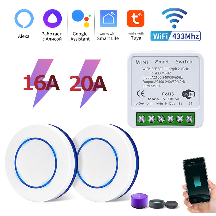 Tuya Wifi Smart Switch RF 433M - Joystick Module 评论和价格