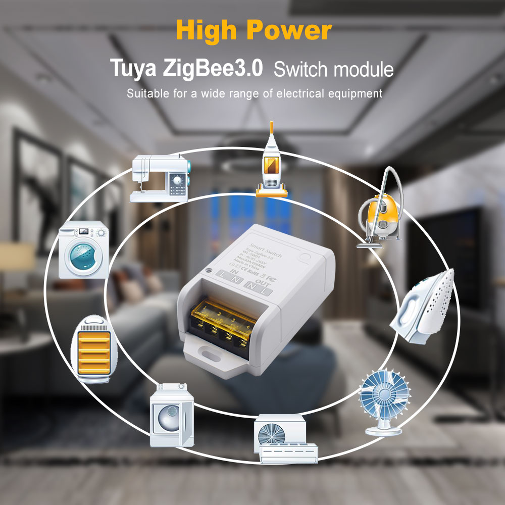 1-10pcs 30A 6600W Zigbee Smart - Relay Module 1 Channel 评论和价格