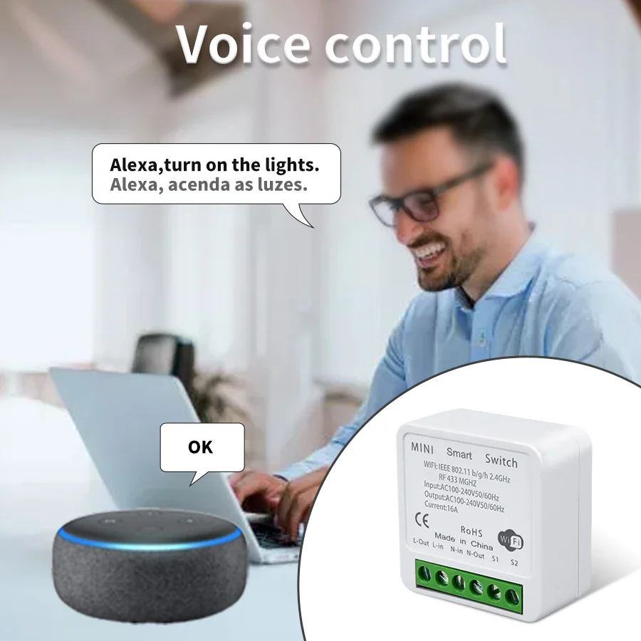 Wifi RF 433MHz Smart Switch Tu - Ir Remote Module 评论和价格