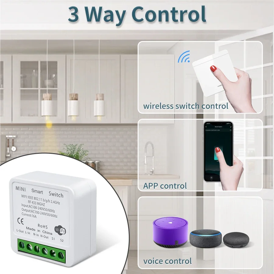 Wifi RF 433MHz Smart Switch Tu - Ir Remote Module 评论和价格