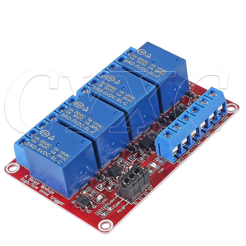 4 Channel 5V 12V 24V Relay Mod - Relay Module 4 Channel 评论和价格