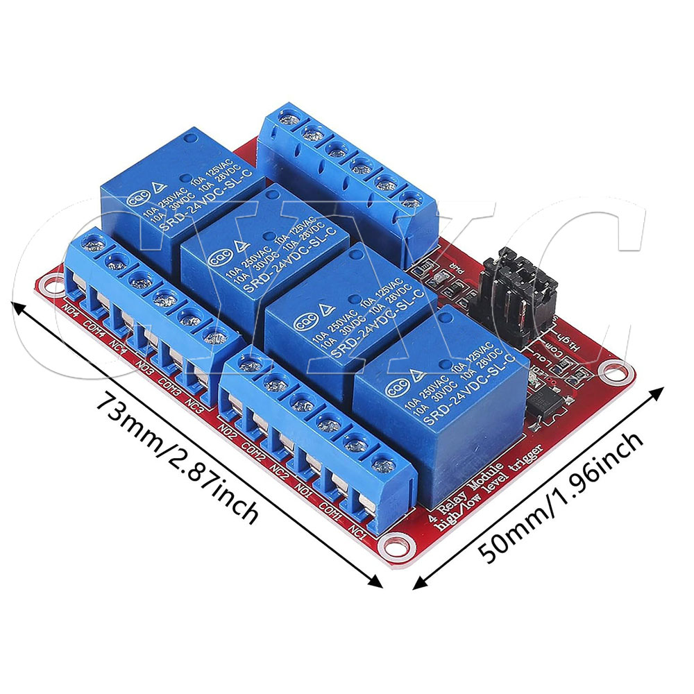 4 Channel 5V 12V 24V Relay Mod - Relay Module 4 Channel 评论和价格