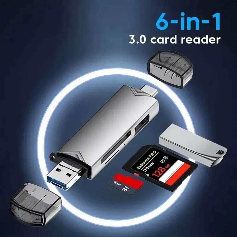 6‑in‑1 USB 3.0 OTG Card Reader - Sd Card Module 评论和价格