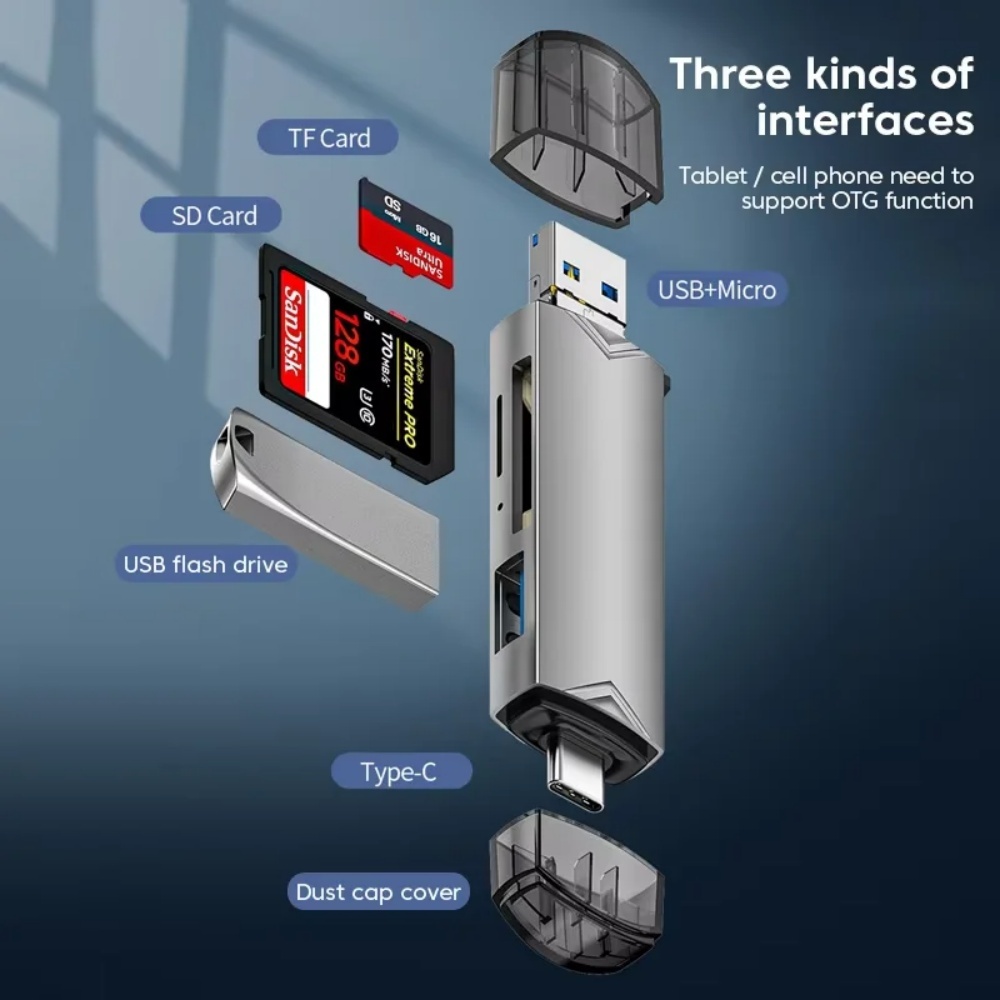 6‑in‑1 USB 3.0 OTG Card Reader - Sd Card Module 评论和价格