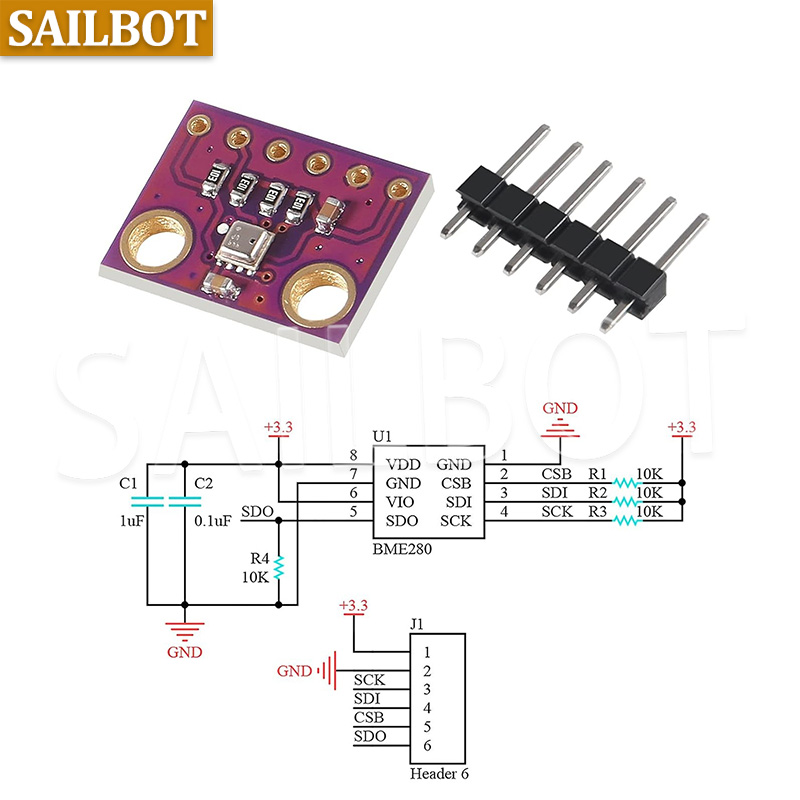 BME280 5V 3.3V Digital Sensor  - Bme280 评论和价格