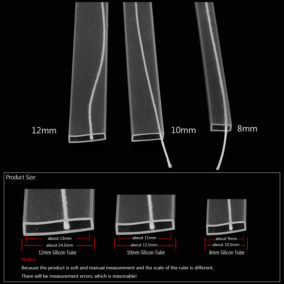 8mm 10mm 12mm Transparent Sili - Ws2812B 评论和价格