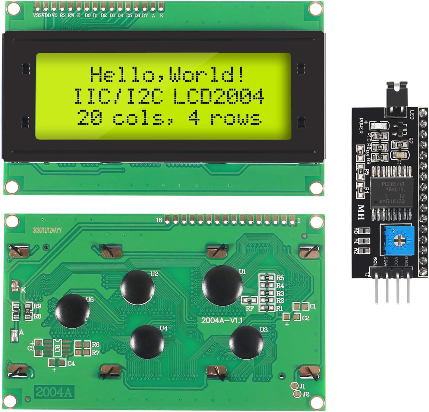 2PCS IIC I2C TWI Serial LCD 20 - Lcd 1602 评论和价格